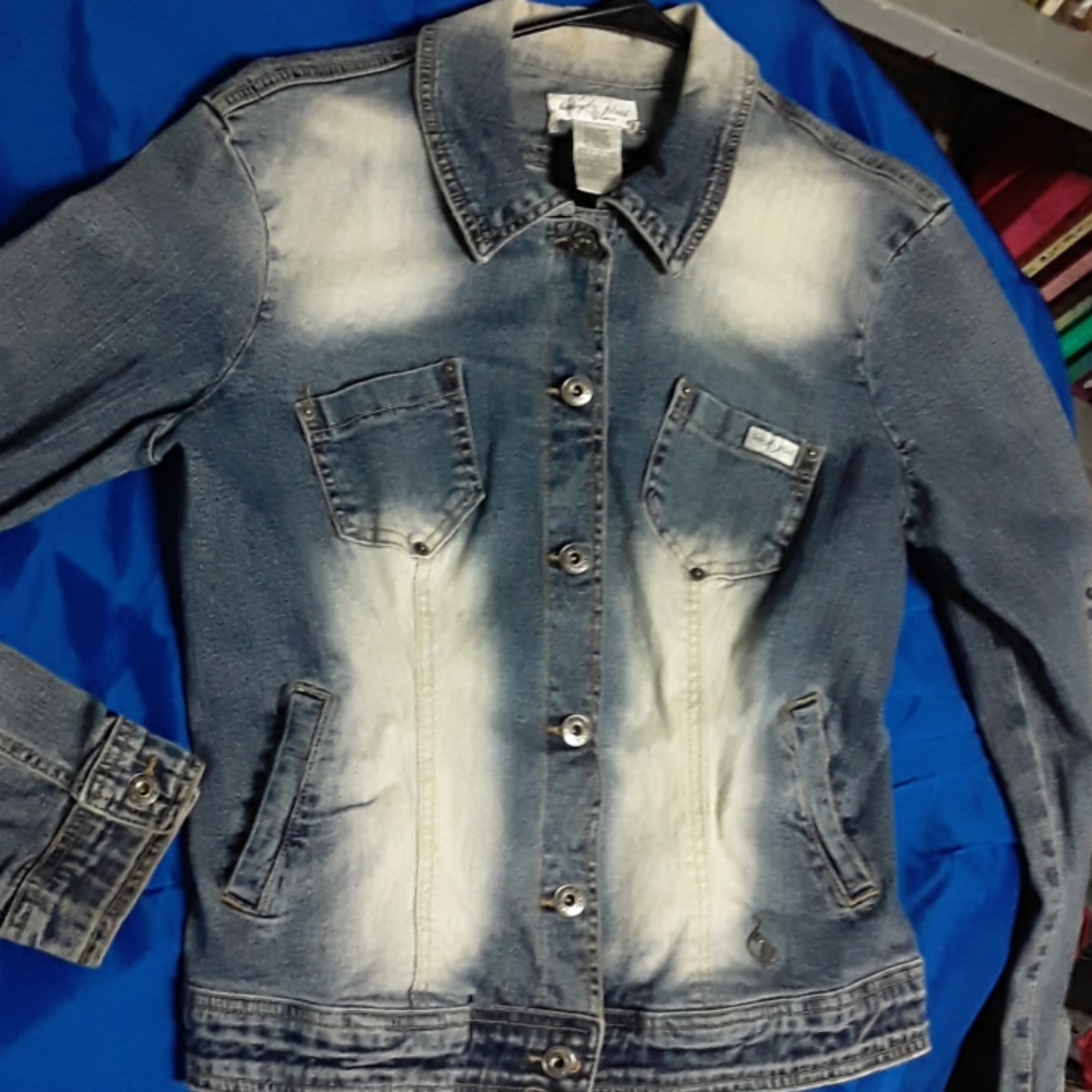 Baby Phat Jean Jacket  Ladies Sz .Lg